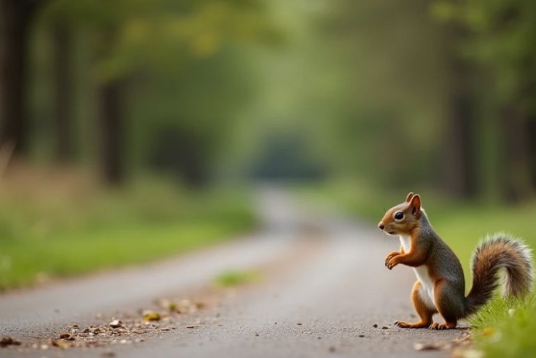 Squirrel Crossing Your Path