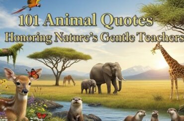 101 Animal Quotes Honoring Nature’s Gentle Teachers