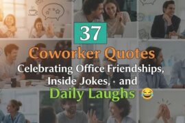 37 Coworker quotes Celebrating Office Friendships, Inside Jokes, and Daily Laughs