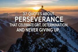 37 Quotes about perseverance That Celebrate Grit, Determination, and Never Giving Up.