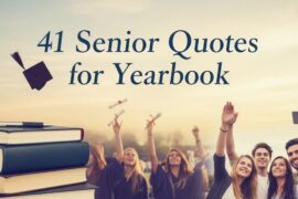41 Senior Quotes for Yearbook