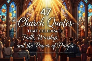 47 Church Quotes That Celebrate Faith, Worship, and the Power of Prayer