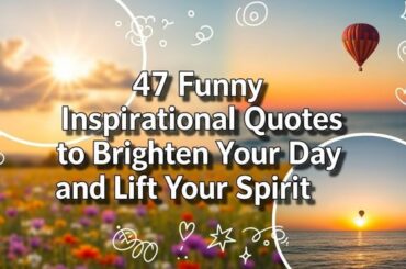 47 Funny Inspirational Quotes to Brighten Your Day and Lift Your Spirit
