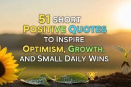 51 Short Positive Quotes to Inspire Optimism, Growth, and Small Daily Wins