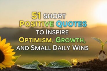 51 Short Positive Quotes to Inspire Optimism, Growth, and Small Daily Wins