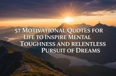 57 Motivational Quotes for Life to Inspire Mental Toughness and Relentless Pursuit of Dreams
