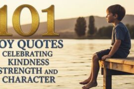 101 Boy Quotes Celebrating Kindness Strength and Character