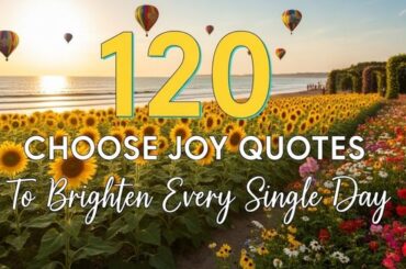 120 Choose Joy Quotes to Brighten Every Single Day