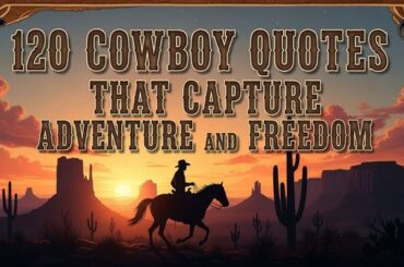 120 Cowboy Quotes That Capture Adventure and Freedom