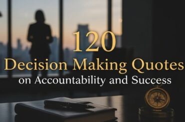 120 Decision Making Quotes on Accountability and Success