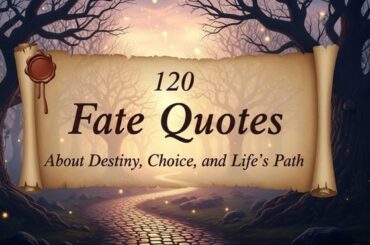 120 Fate Quotes About Destiny, Choice, and Life’s Path
