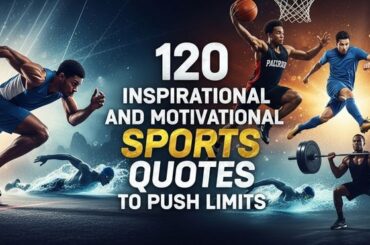 120 Inspirational And Motivational Sports Quotes To Push Limits