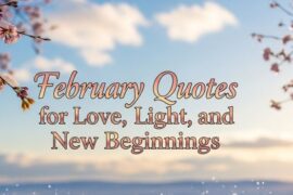 February Quotes for Love, Light, and New Beginnings