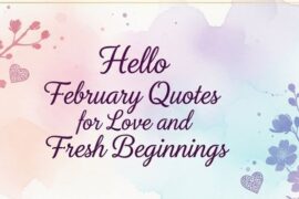 Hello February Quotes for Love and Fresh Beginnings