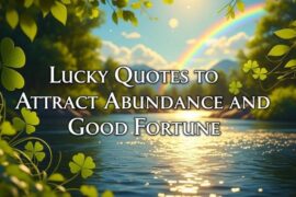 Lucky Quotes to Attract Abundance and Good Fortune