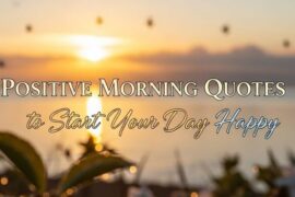 Positive Morning Quotes to Start Your Day Happy