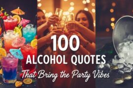 100 Alcohol Quotes That Bring the Party Vibes