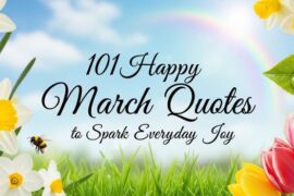 101 Happy March Quotes to Spark Everyday Joy