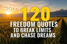 120 Freedom Quotes to Break Limits and Chase Dreams