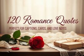 120 Romance Quotes Perfect for Captions, Cards, and Love Notes