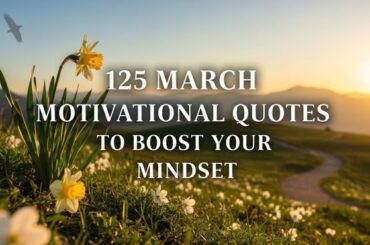 125 March Motivational Quotes to Boost Your Mindset