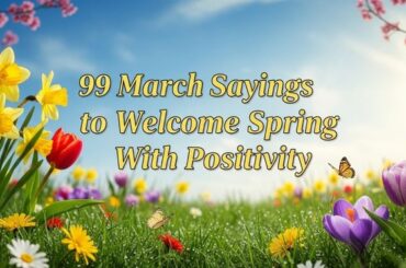 99 March Sayings to Welcome Spring With Positivity