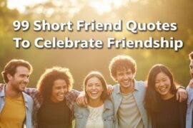 99 Short Friend Quotes To Celebrate Friendship