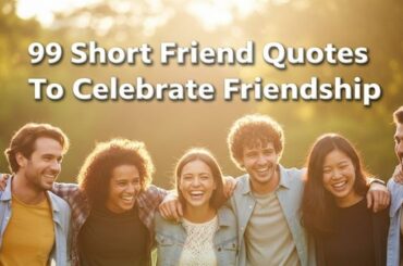 99 Short Friend Quotes To Celebrate Friendship