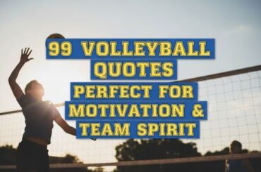 99 Volleyball Quotes Perfect for Motivation and Team Spirit